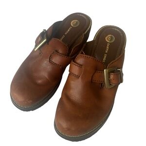 Earth Shoes Pine 2 Women's Brown Mules, Size 7 1/2